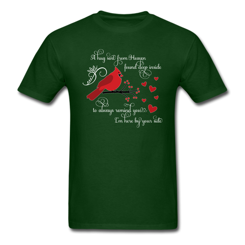 1026 1/4S A Hug Sent From Heaven PREMIUM TSHIRT - forest green