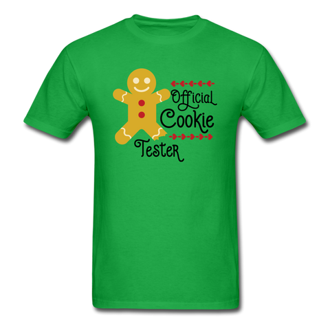 1092 1/4S Official Cookie Tester PREMIUM TSHIRT - bright green