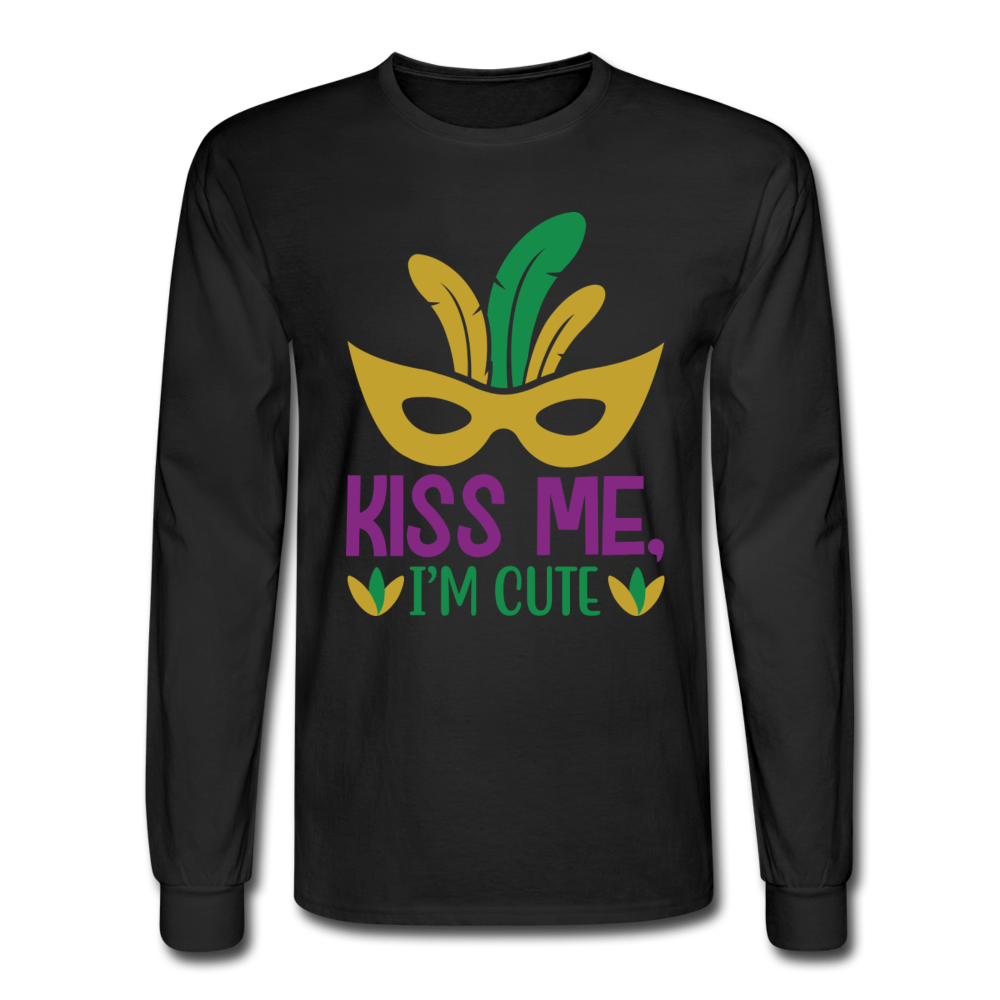 1438 4/4S Kiss Me I'm Cute PREMIUM TSHIRT - black