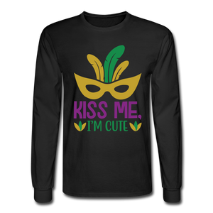 1438 4/4S Kiss Me I'm Cute PREMIUM TSHIRT - black