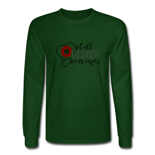 1320 4/4S FD Not All Heroes Wear Capes PREMIUM TSHIRT - forest green