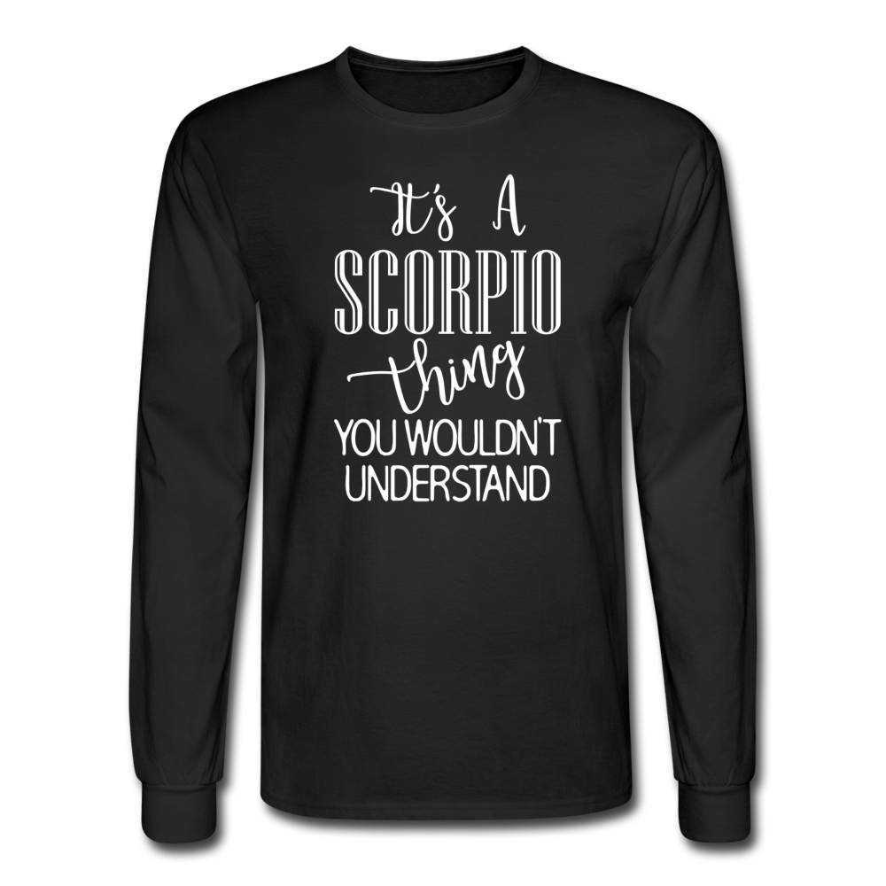 1401 4/4S It's A Scorpio Thing PREMIUM TSHIRT - black