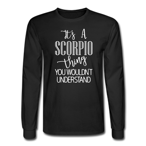 1401 4/4S It's A Scorpio Thing PREMIUM TSHIRT - black