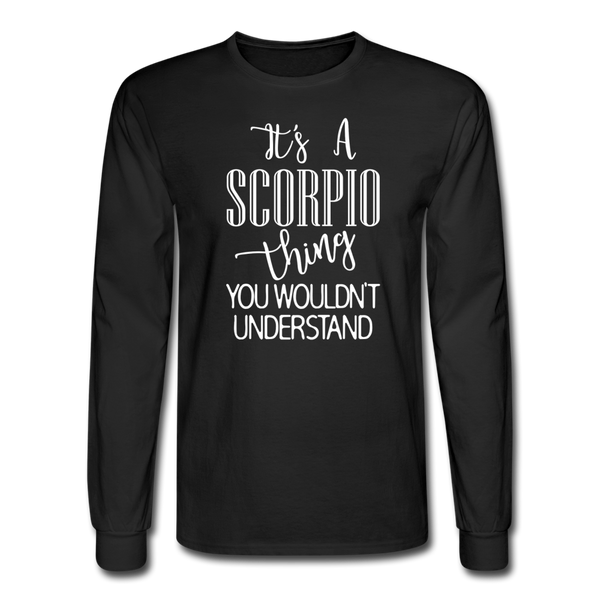 1401 4/4S It's A Scorpio Thing PREMIUM TSHIRT - black