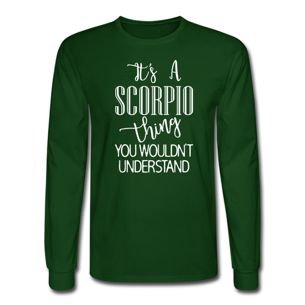 1401 4/4S It's A Scorpio Thing PREMIUM TSHIRT - forest green