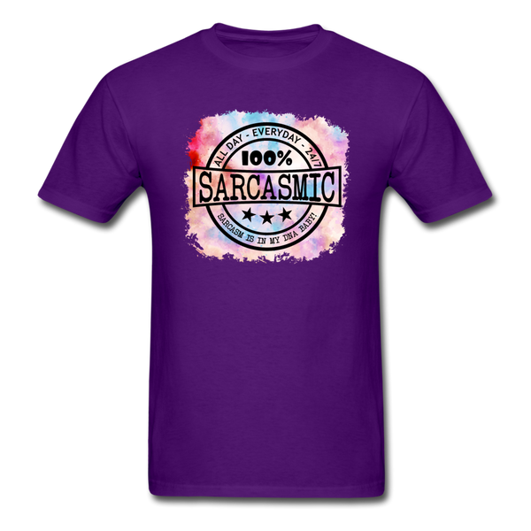 1416 1/4S Sarcasmic PREMIUM TSHIRT - purple