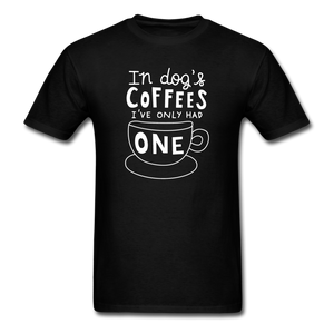 1010 1/4S In Dog's Coffees PREMIUM TSHIRT - black