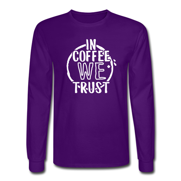 1009 4/4S In Coffee We Trust PREMIUM TSHIRT - purple