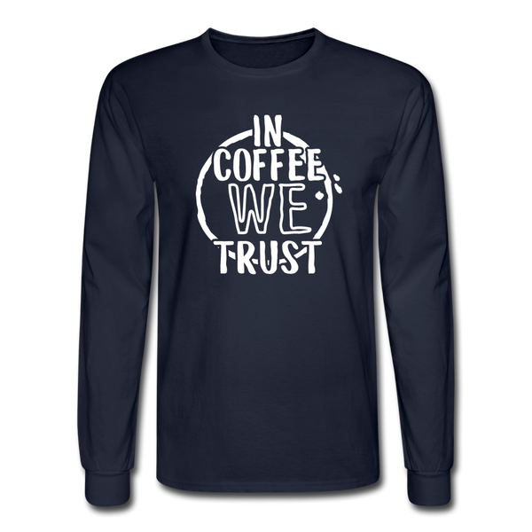 1009 4/4S In Coffee We Trust PREMIUM TSHIRT - navy