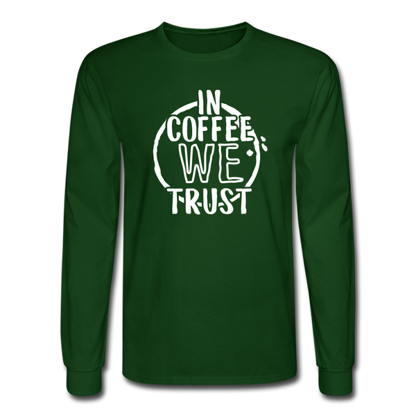 1009 4/4S In Coffee We Trust PREMIUM TSHIRT - forest green