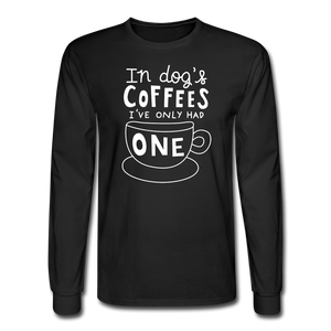 1010 4/4S In Dog's Coffees PREMIUM TSHIRT - black