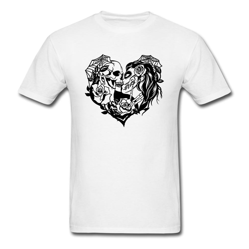 1466 1/4S Skull Love PREMIUM TSHIRT - white