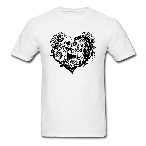 1466 1/4S Skull Love PREMIUM TSHIRT - white