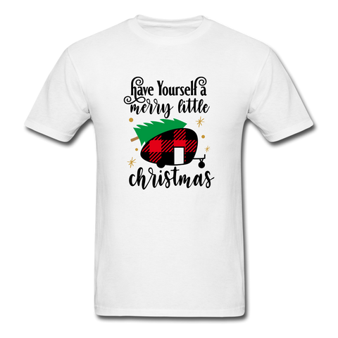 1022 1/4S Have Yourself A Merry Little Xmas PREMIUM TSHIRT - white