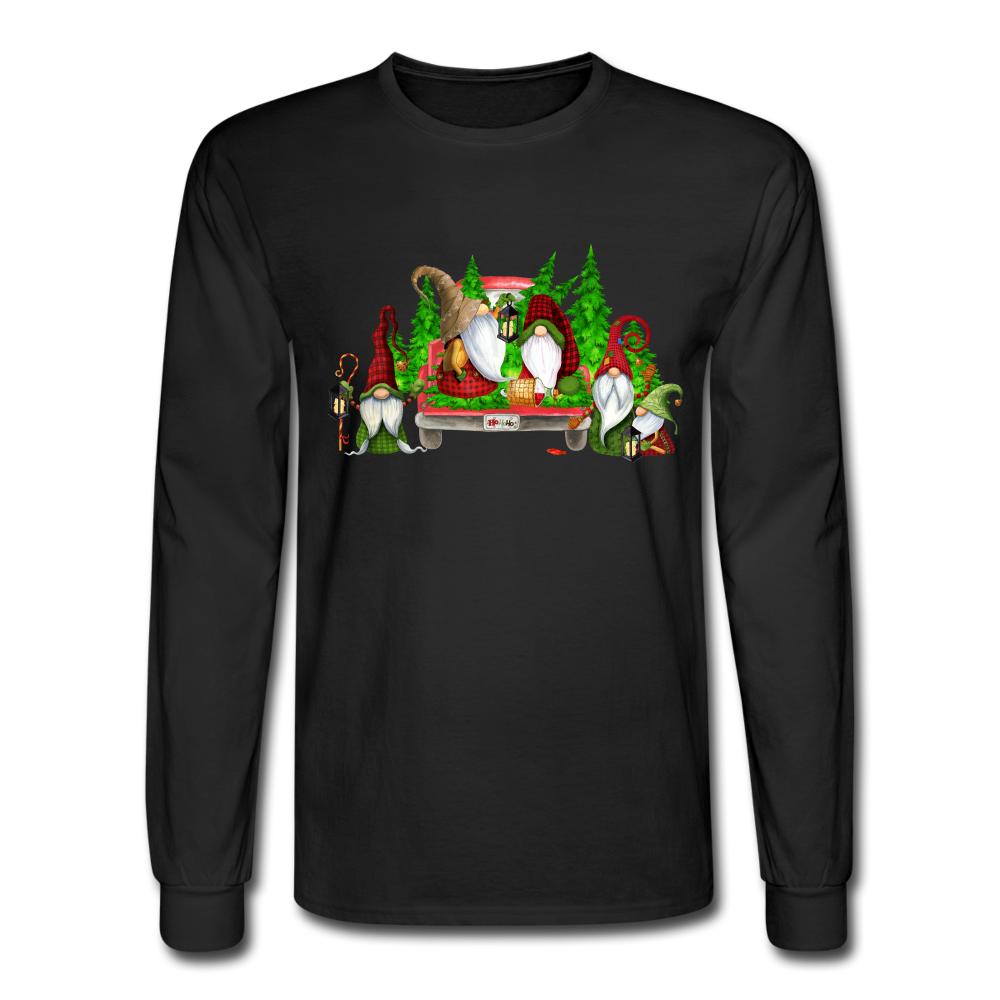 1081 4/4S Christmas Gnomes W/ Truck PREMIUM TSHIRT - black