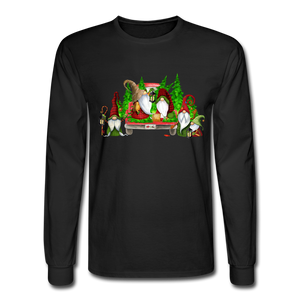 1081 4/4S Christmas Gnomes W/ Truck PREMIUM TSHIRT - black