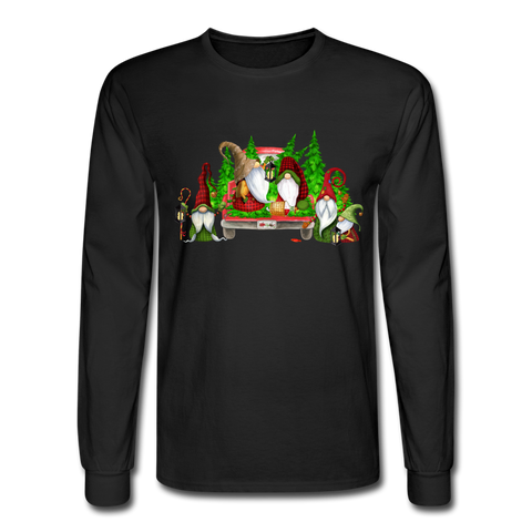 1081 4/4S Christmas Gnomes W/ Truck PREMIUM TSHIRT - black