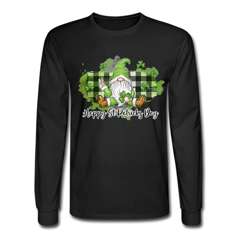 1049 4/4S Gnome Happy St. Patrick's Day PREMIUM TSHIRT - black