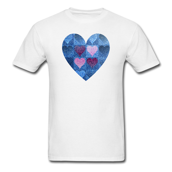 8119 1/4S Call Me Sweatheart Heart PREMIUM TSHIRT - white