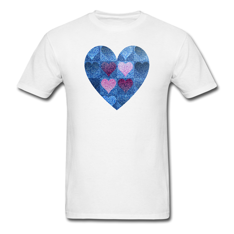 8119 1/4S Call Me Sweatheart Heart PREMIUM TSHIRT - white