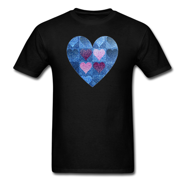 8119 1/4S Call Me Sweatheart Heart PREMIUM TSHIRT - black