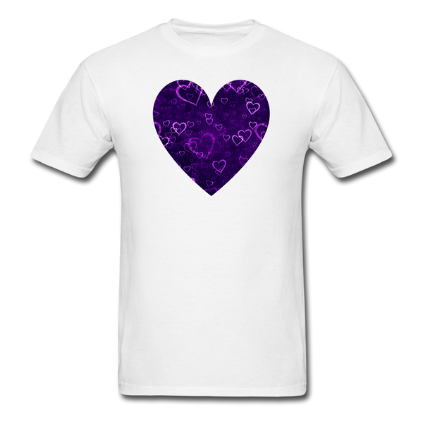 8122 1/4S Together at Twilight Heart PREMIUM TSHIRT - white