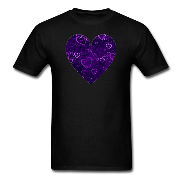 8122 1/4S Together at Twilight Heart PREMIUM TSHIRT - black