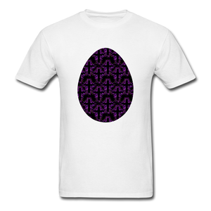 8152 1/4S Rejoice In Purple Egg PREMIUM TSHIRT - white