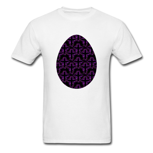 8152 1/4S Rejoice In Purple Egg PREMIUM TSHIRT - white