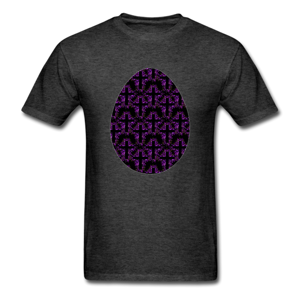 8152 1/4S Rejoice In Purple Egg PREMIUM TSHIRT - heather black