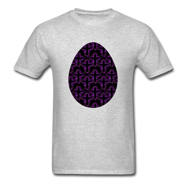 8152 1/4S Rejoice In Purple Egg PREMIUM TSHIRT - heather gray