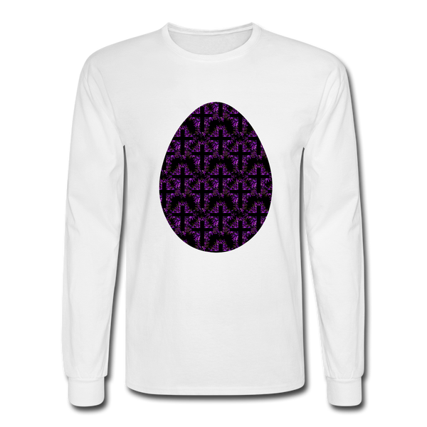 8152 4/4S Rejoice In Purple Egg PREMIUM TSHIRT - white