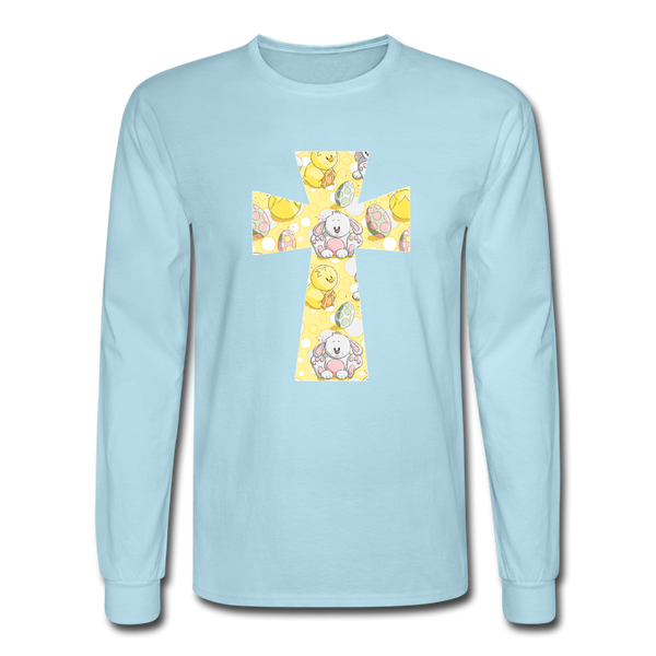 8153j 4/4S EggStra Cute Cross PREMIUM TSHIRT - powder blue