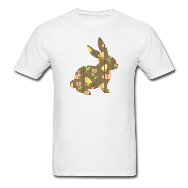 8144 1/4S Easter Panels Bunny PREMIUM TSHIRT - white