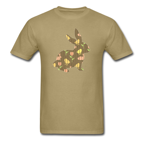 8144 1/4S Easter Panels Bunny PREMIUM TSHIRT - khaki