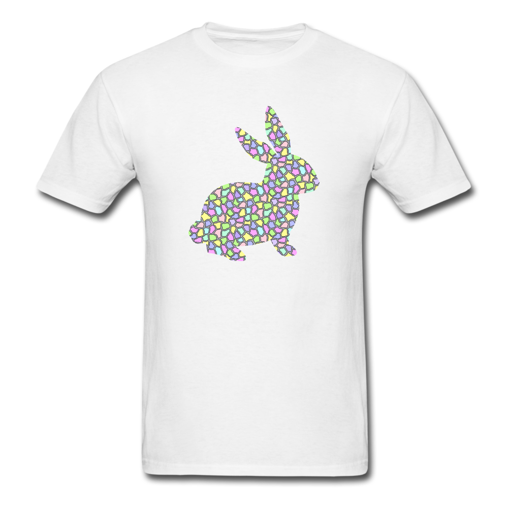 8148 1/4S Speckled Eggs Bunny PREMIUM TSHIRT - white