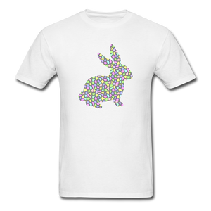 8148 1/4S Speckled Eggs Bunny PREMIUM TSHIRT - white