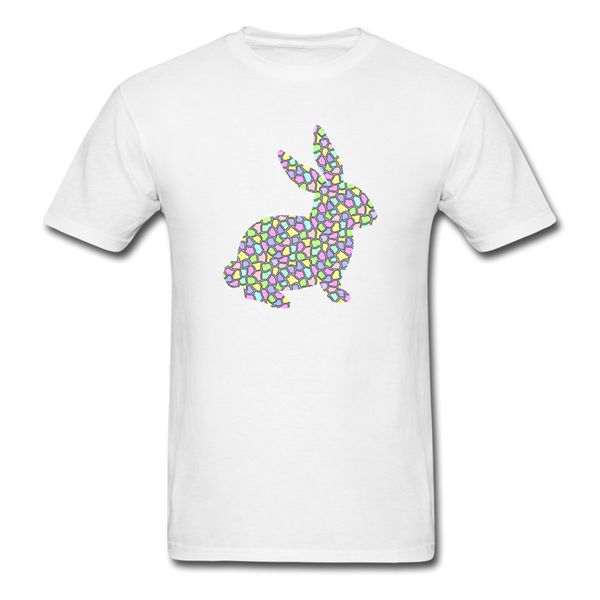 8148 1/4S Speckled Eggs Bunny PREMIUM TSHIRT - white