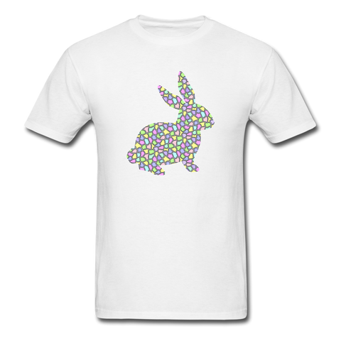 8148 1/4S Speckled Eggs Bunny PREMIUM TSHIRT - white