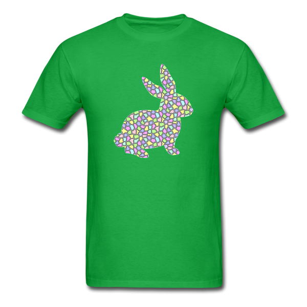 8148 1/4S Speckled Eggs Bunny PREMIUM TSHIRT - bright green