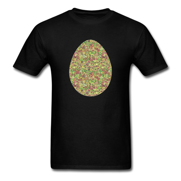 8143 1/4S Easter Collage Egg PREMIUM TSHIRT - black