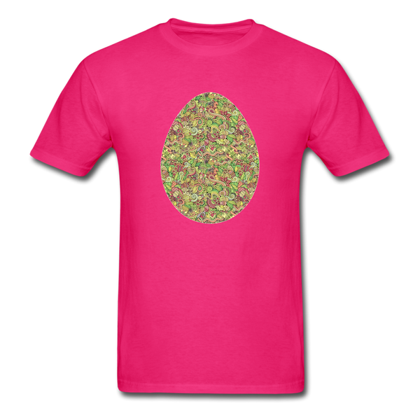 8143 1/4S Easter Collage Egg PREMIUM TSHIRT - fuchsia