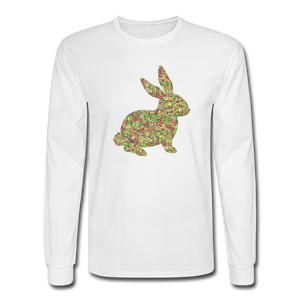 8143 4/4S Easter Collage Bunny PREMIUM TSHIRT - white