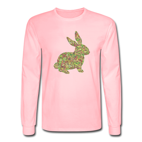 8143 4/4S Easter Collage Bunny PREMIUM TSHIRT - pink