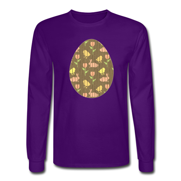 8144 4/4S Easter Panels Egg PREMIUM TSHIRT - purple