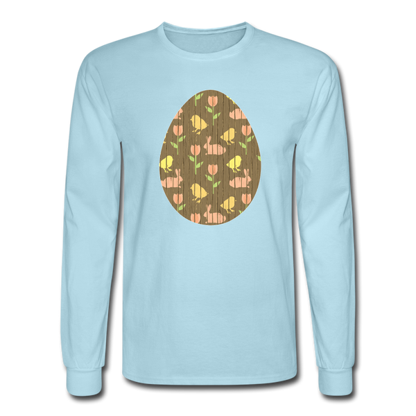 8144 4/4S Easter Panels Egg PREMIUM TSHIRT - powder blue