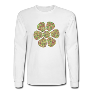 8143 4/4S Easter Collage Flower PREMIUM TSHIRT - white