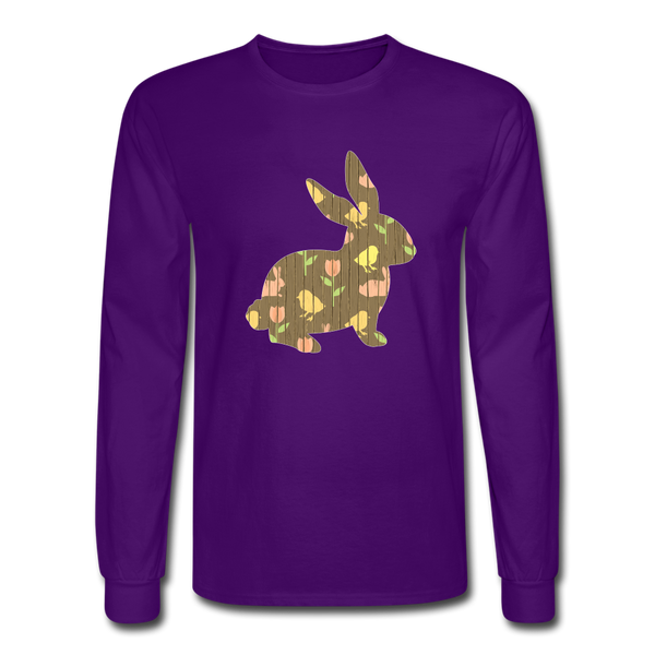 8144 4/4S Easter Panels Bunny PREMIUM TSHIRT - purple