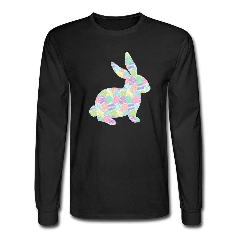 8151 4/4S EggCellent Pastels Bunny PREMIUM TSHIRT - black