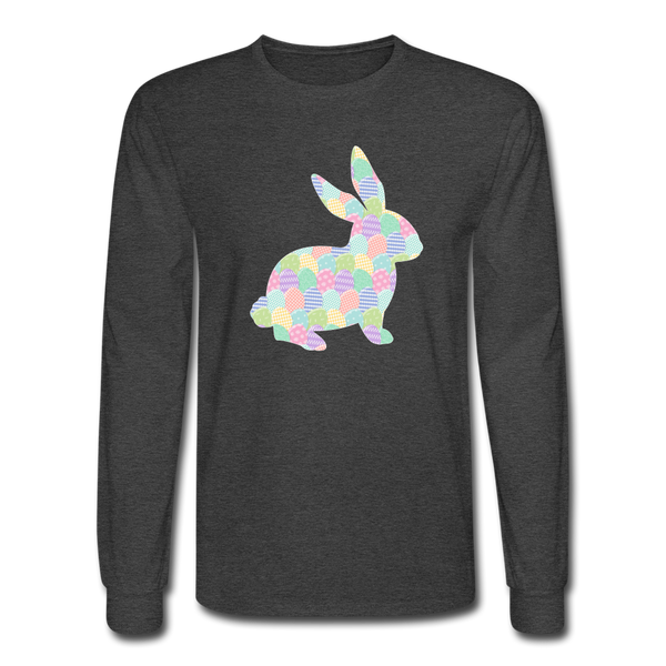 8151 4/4S EggCellent Pastels Bunny PREMIUM TSHIRT - heather black